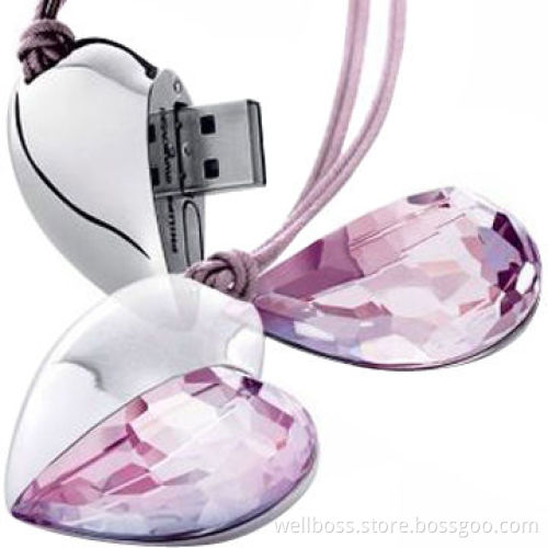 Promotional Gift Lovely Jewelry Memory Stick with 256MB to 32GB Capacity